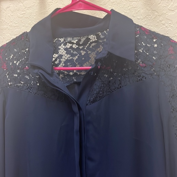 Zara blouse Navy blue size S in good condition - Picture 3 of 6